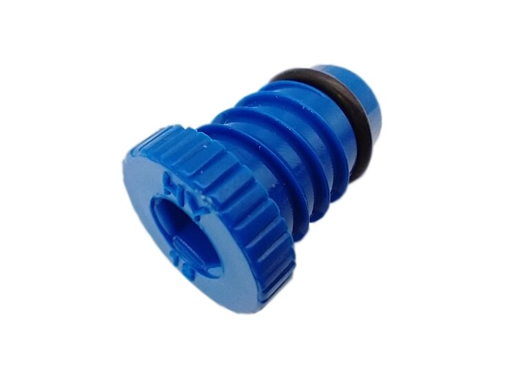 Stop 16mm blauw