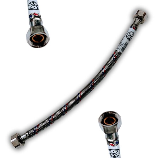 Flexibel DN8 1/2"F/F 40 cm
