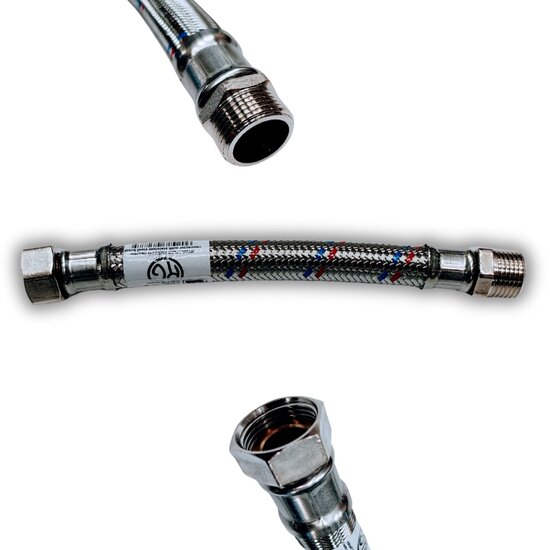Flexibel DN19  3/4" M/F 30 cm
