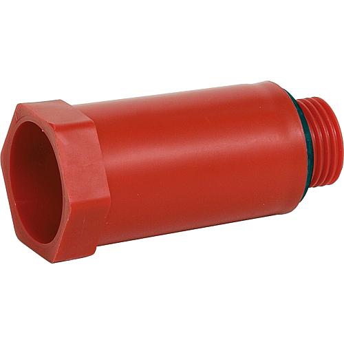 Bouwstop 1/2"M rood