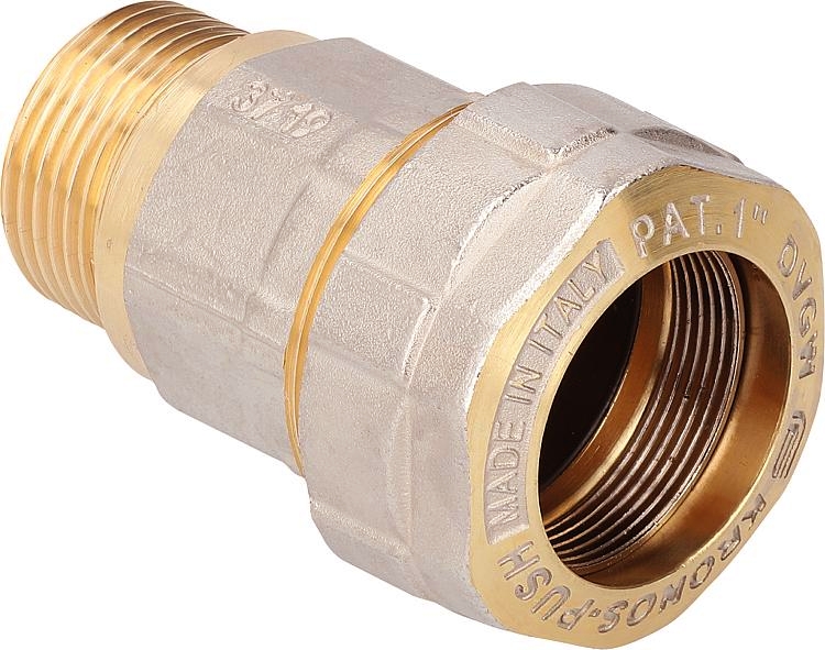 Overgang 3/8" naar 3/8"M