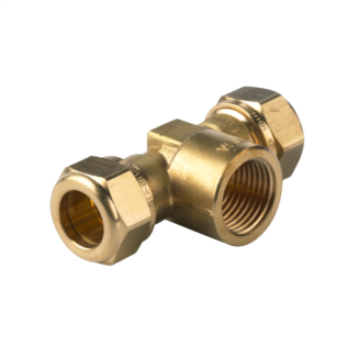 knelkoppeling T-stuk 22x3/4"x22mm