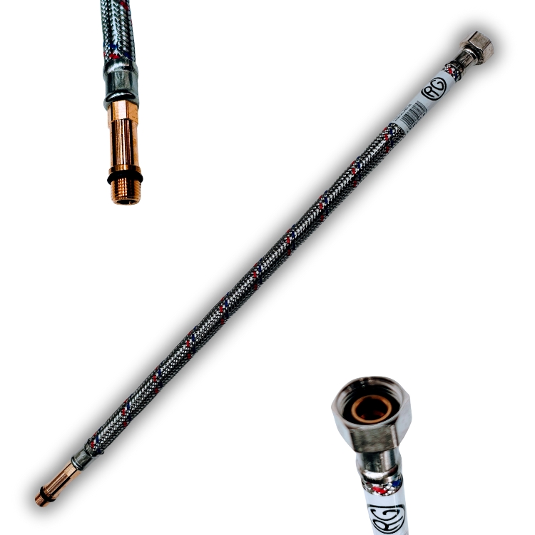 Flexibel DN8 3/8"F  M10 1 lange nippel