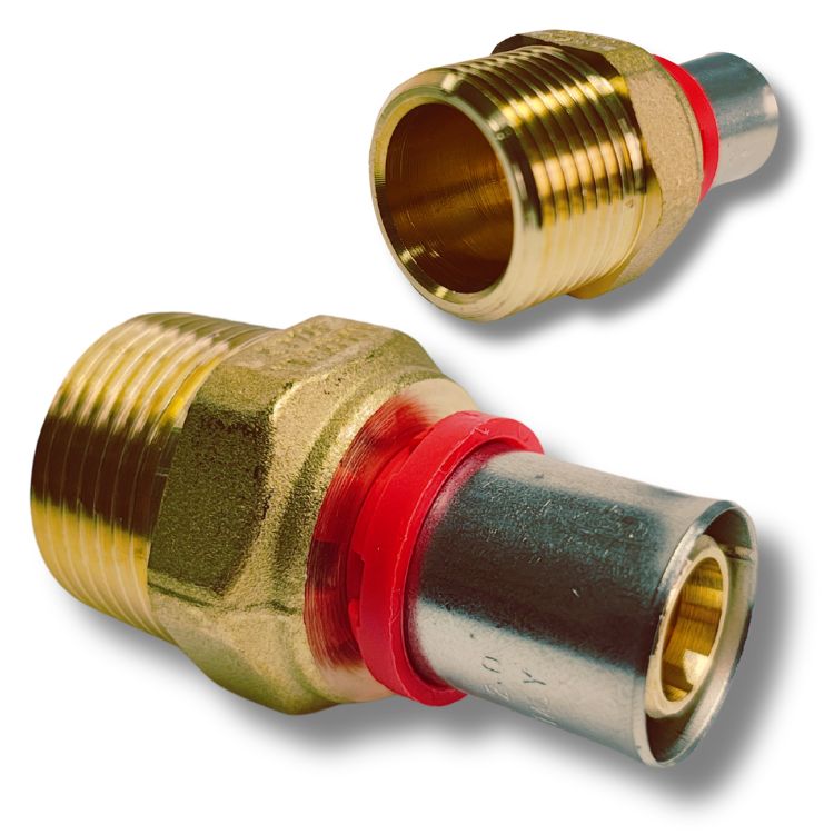 Pers puntstuk 1"M - 20mm