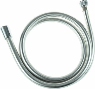 Doucheslang 175cm zilver metallic 1/2"