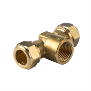 knelkoppeling T-stuk 22x1/2"x22mm