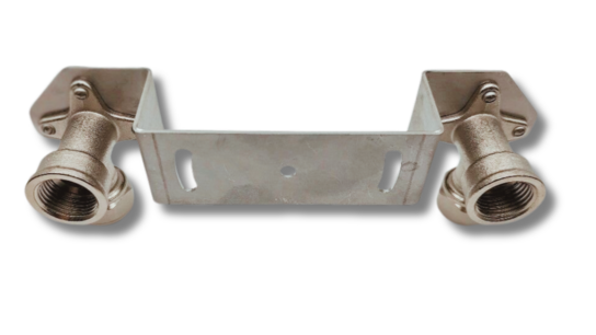 Dubbele muurplaat holle wand 1/2" voor alpex 20mm