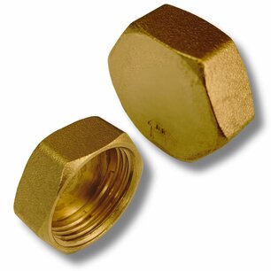 Hoed 4/4" Messing