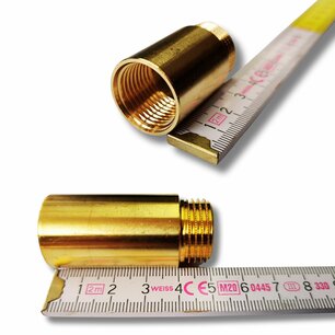 Verlengstuk 1/2" M/F 40mm