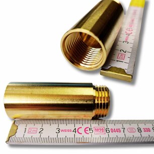 Verlengstuk 3/4" M/F 50mm