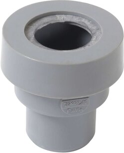 PVC transition from 40mm glue to 40mm rubber