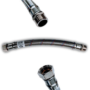 Flexibel 1"M/F 60cm DN25
