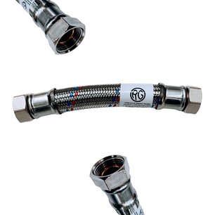Flexibel 3/4"x 3/4" F/F 20cm DN19