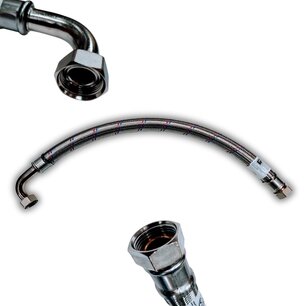 Flexibel met bocht F 1¨x F 1¨80 cm DN25